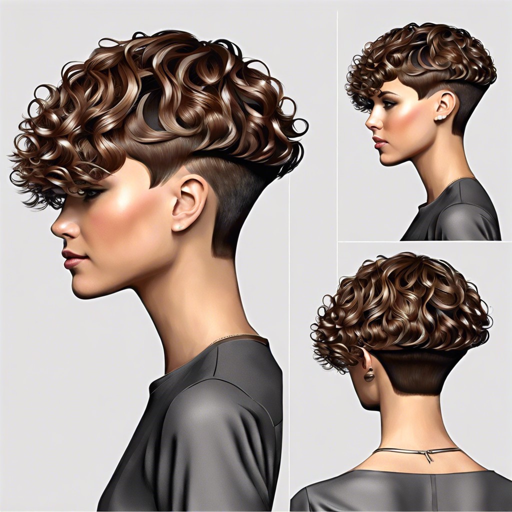 curly bowl cut